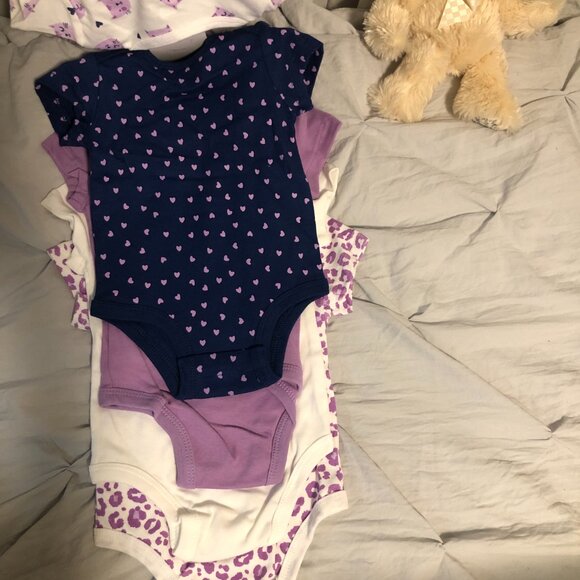 ROCOCO BABY 6 PACK BODYSUITS / 6M - Picture 3 of 7